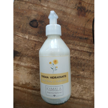 Crema hidratante Áloe vera  y Camandula de Kamala