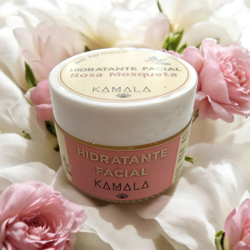 Hidratante facial de Rosa mosqueta de Kamala