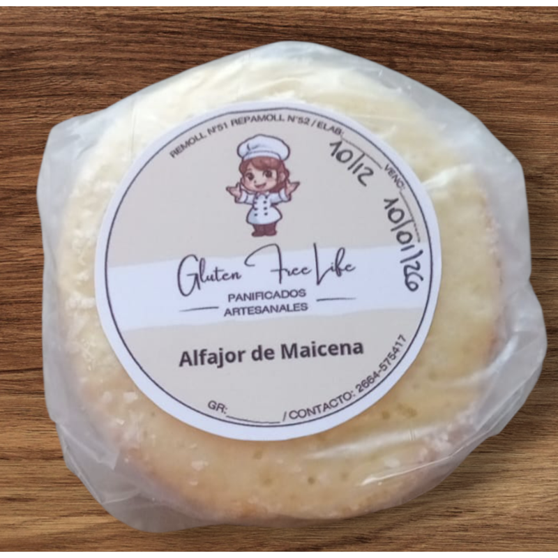 Alfajor de maicena SIN GLUTEN