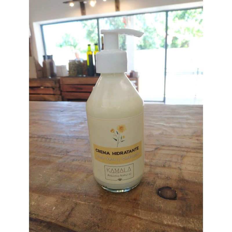 Crema hidratante corporal con dosificador de Kamala