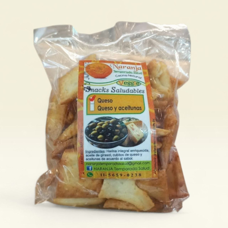 Snacks saludables veggie elaborados por Naranja