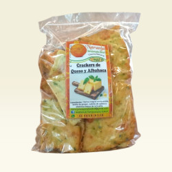 Crackers de queso y albahaca elaborado por Naranja
