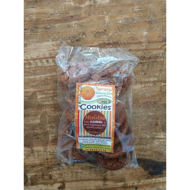 Mielitas - galletas de algarroba - cookies de Naranja Salud